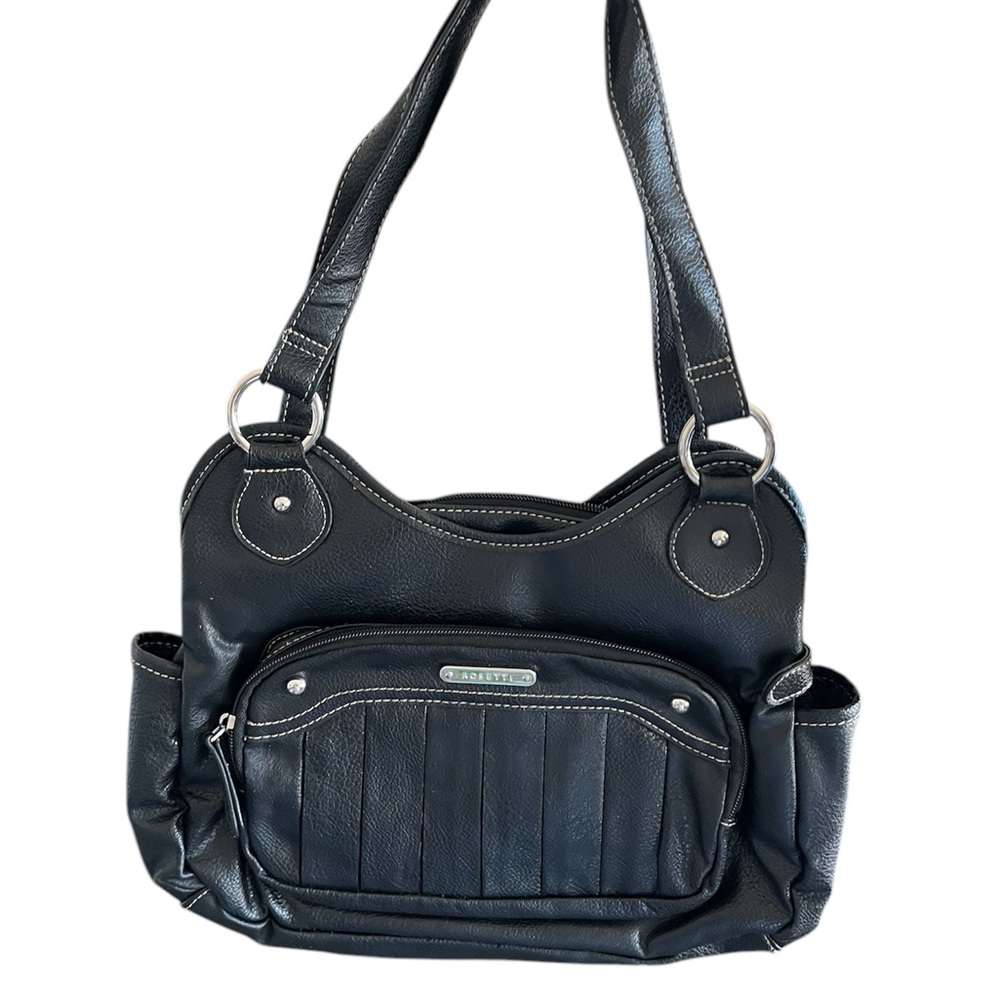 Black shoulder bag